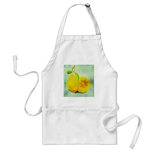 Vintage Style Lemons Adult Apron