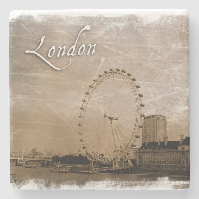 Vintage Style London coaster (Front)