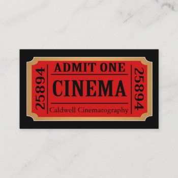 Vintage Style Movie Ticket Stub by GrudaHomeDecor at Zazzle
