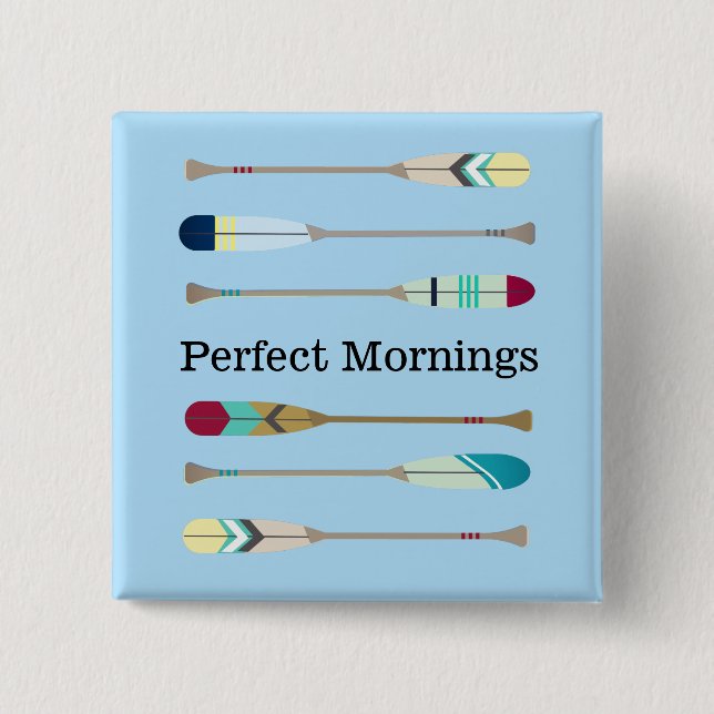 Vintage-style Oars Button (Front)