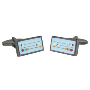 Vintage-style Oars Cufflinks