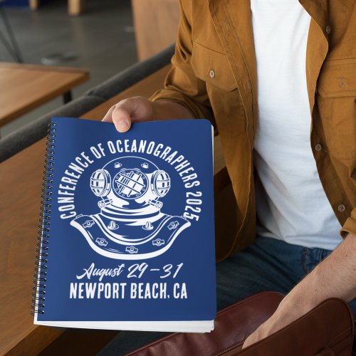 Vintage_Style Oceanography Conference Notebook