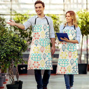 Vintage Style Pastel Apron