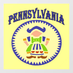 Vintage Style Pennsylvania Dutch Tile Decals