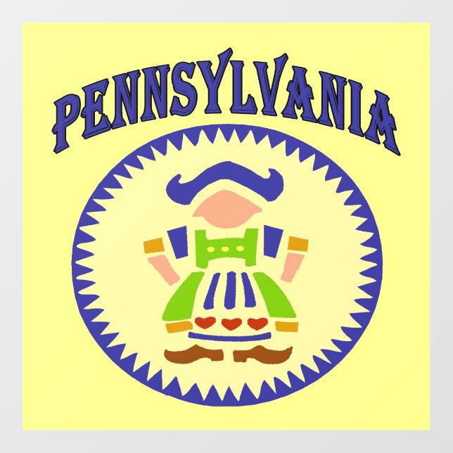 Vintage Style Pennsylvania Dutch Tile Decals (Front)