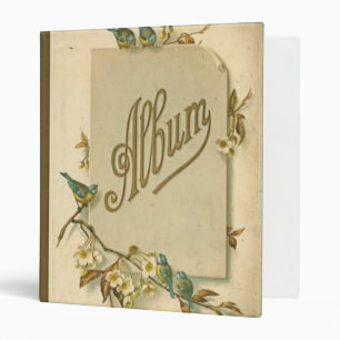 vintage style photo album binder