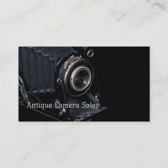Vintage Style Photography business card (Front)