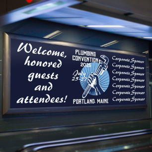 Vintage-Style Plumbing Convention  Banner