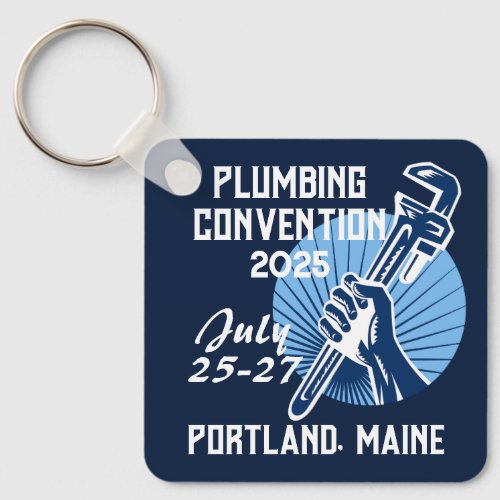 Vintage_Style Plumbing Convention  Keychain