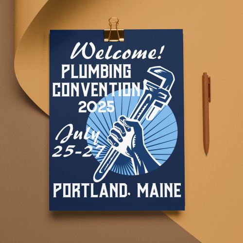 Vintage_Style Plumbing Convention  Pocket Folder