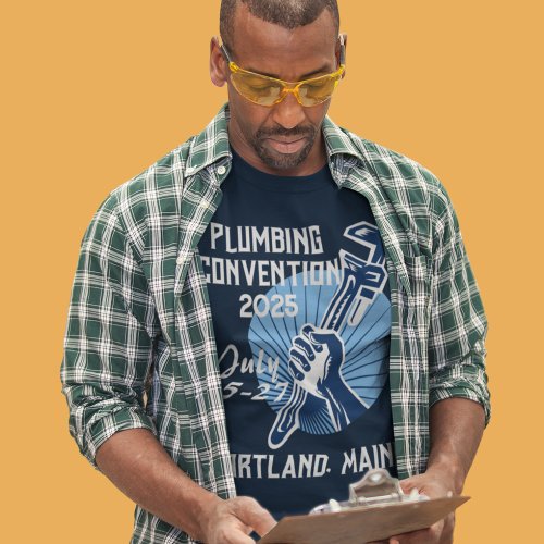 Vintage_Style Plumbing Convention T_Shirt