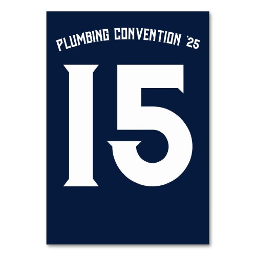 Vintage_Style Plumbing Convention  Table Number