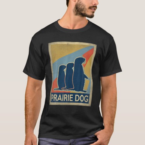 Vintage Style Prairie Dog T_Shirt