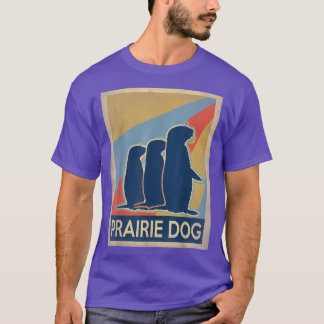 Vintage style prairie dog T-Shirt