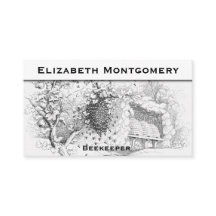 Vintage Style Professional Beekeeper Business Card