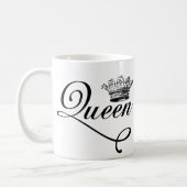 Vintage style Queen of everything french girl chic Coffee Mug (Left)