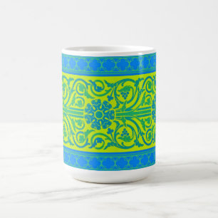 Vintage Style Retro 70's Color Cup Mug