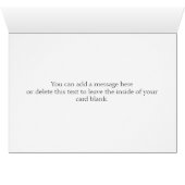 Vintage Style Rooster Photograph Cards (Inside Horizontal (Bottom))