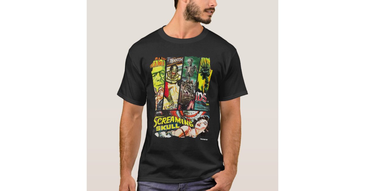 Vintage Style Sci Fi Movie Poster Collage T-Shirt Vintage Style Sci Fi Movie Poster Collage T-Shirt