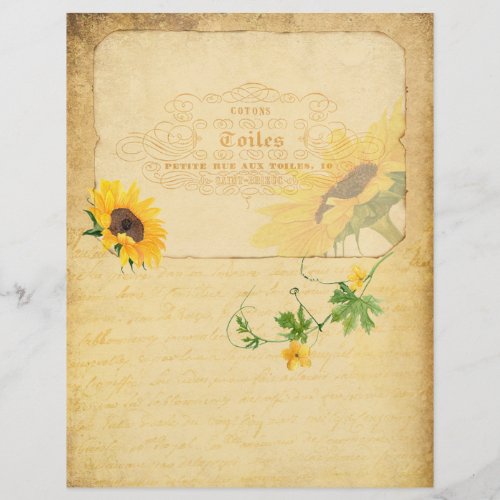 Vintage Style  Scrapbook Paper