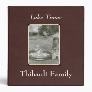 Vintage Style Scrapbook Photo Style Binder