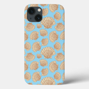 Vintage Style Seashell Pattern iPhone 13 Case