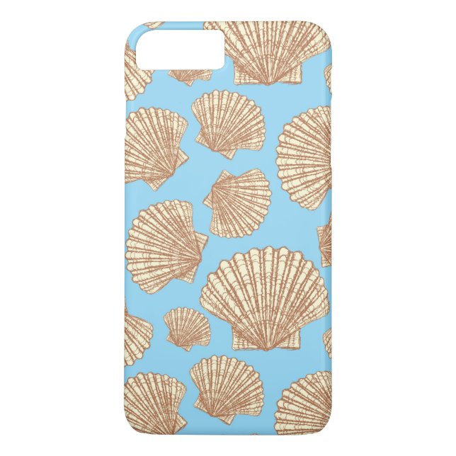 Vintage Style Seashell Pattern Case-Mate iPhone Case (Back)
