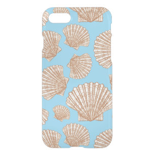 Vintage Style Seashell Pattern iPhone SE/8/7 Case