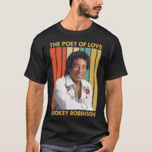 Vintage Style Smokey Robinson - The Poet Of Love T-Shirt
