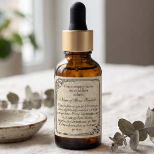 Vintage Style Soap & Cosmetics Tan Parchment style Labels