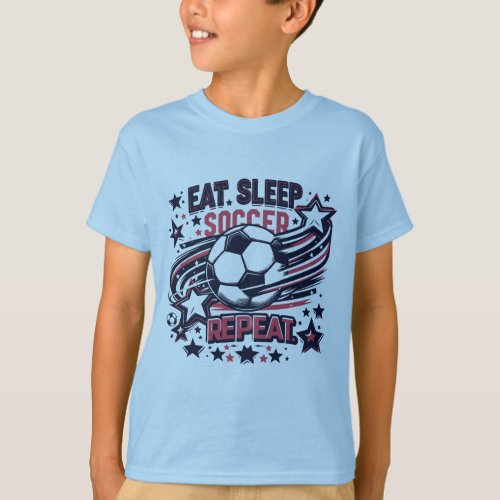 Vintage Style Soccer Enthusiast Design T_Shirt