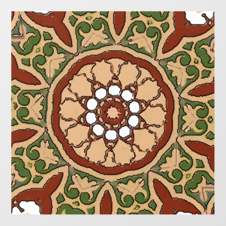 Vintage Style Spanish Tile Floor Decals