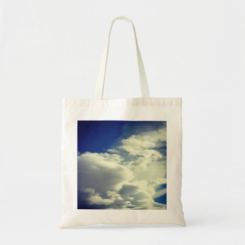 Vintage Style Square Sky Photo Tote Bag Vintage Style Square Sky Photo Tote Bag
