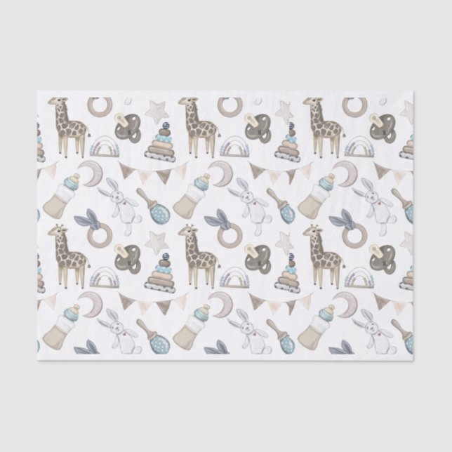 Vintage Style Tissue Paper (Front)