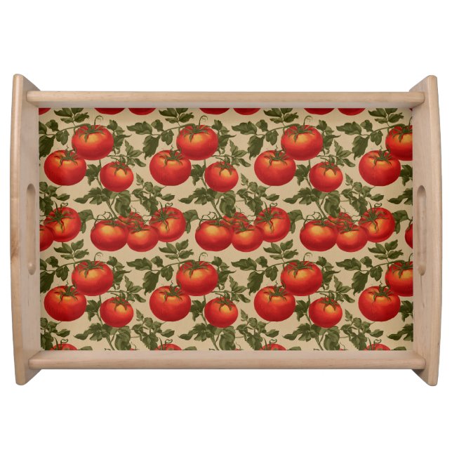 Vintage Style Tomatoes Serving Tray (Front)