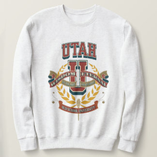Vintage style university of utah crewneck sweatshirt