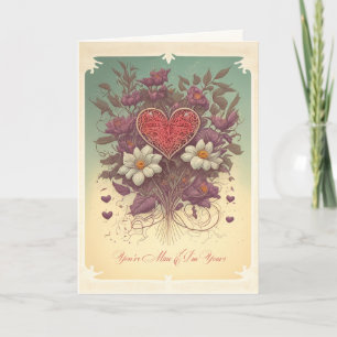 Vintage Style Valentine's Day Card