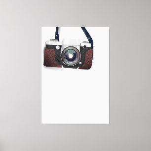 Vintage Style Vintage camera Canvas Print