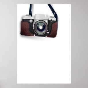 Vintage Style Vintage camera Poster