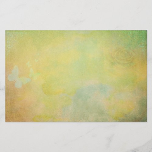 Vintage Style Watercolor background Stationery