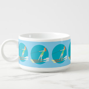 Vintage-style Waterski Bowl