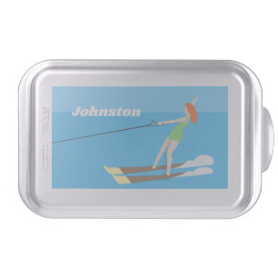 Vintage-style Waterski Cake Pan