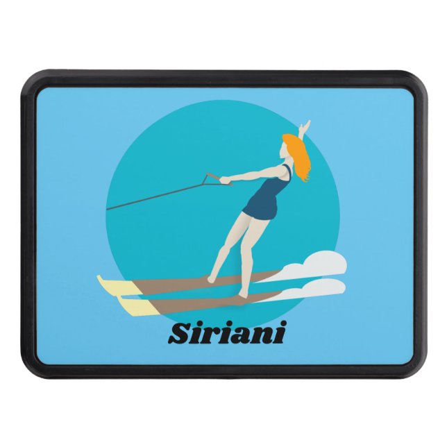 Vintage-style Waterski Hitch Cover (Front)