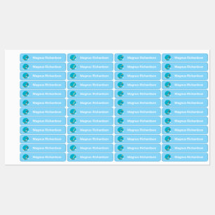 Vintage-style Waterski Labels