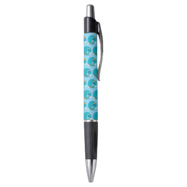 Vintage-style Waterski Pen (Bottom (Vertical))