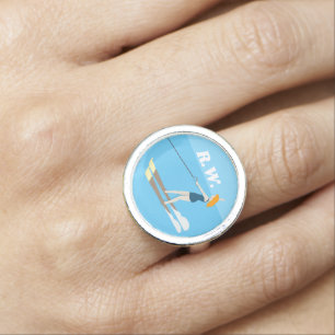 Vintage-style Waterski Ring