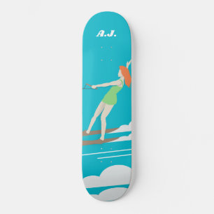 Vintage-style Waterski Skateboard