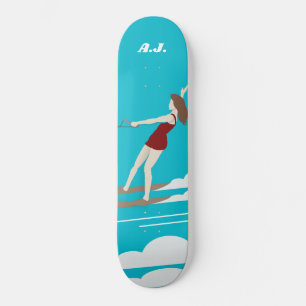 Vintage-style Waterski Skateboard