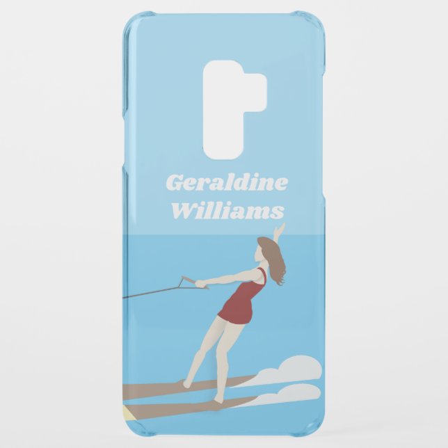 Vintage-style Waterski Uncommon Samsung Galaxy Case (Back)