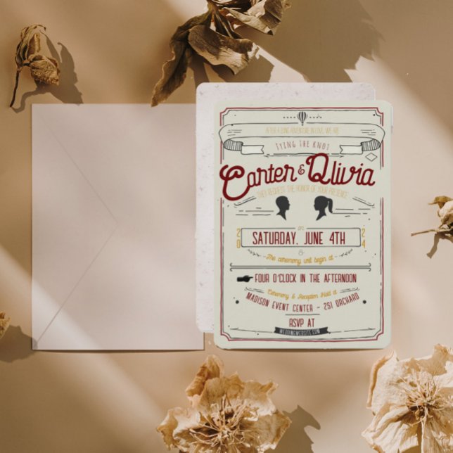 Vintage Style Wedding Invitation (Creator Uploaded)